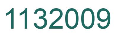 Number 1132009 green image