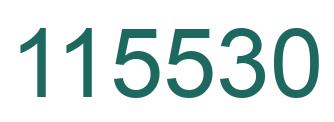 Número 115530 imagen verde