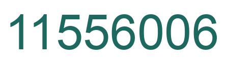 Número 11556006 imagen verde
