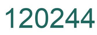 Número 120244 imagen verde