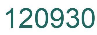 Number 120930 green image