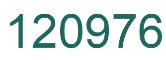 Number 120976 green image