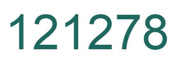 Number 121278 green image