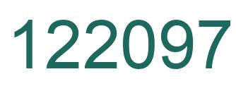 Number 122097 green image