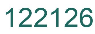 Number 122126 green image