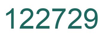 Número 122729 imagen verde