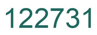 Número 122731 imagen verde