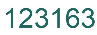 Number 123163 green image