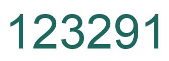 Número 123291 imagen verde