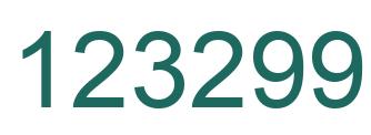 Número 123299 imagen verde