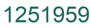 Número 1251959 imagen verde