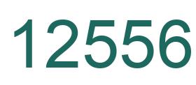 Number 12556 green image