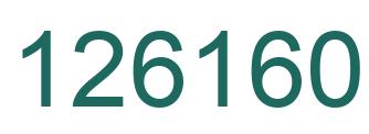 Number 126160 green image