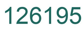 Number 126195 green image