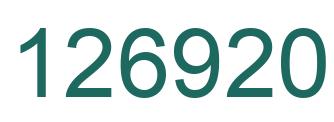 Number 126920 green image