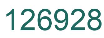 Number 126928 green image