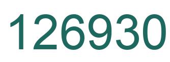 Number 126930 green image