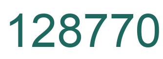 Número 128770 imagen verde