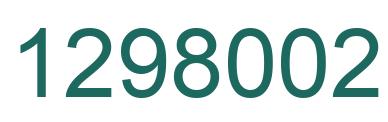 Number 1298002 green image