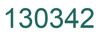 Number 130342 green image