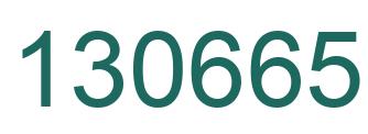 Number 130665 green image