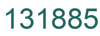 Number 131885 green image