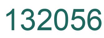 Number 132056 green image