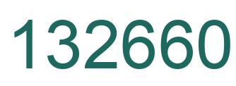 Number 132660 green image
