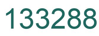 Number 133288 green image