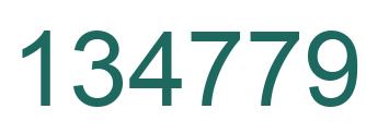 Número 134779 imagen verde