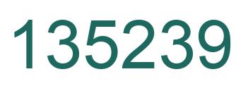 Número 135239 imagen verde
