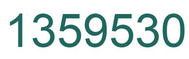 Número 1359530 imagen verde