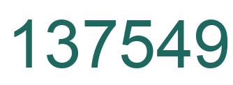Número 137549 imagen verde