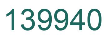 Number 139940 green image
