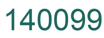 Number 140099 green image