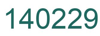 Number 140229 green image