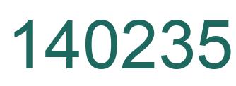 Número 140235 imagen verde