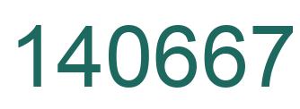 Number 140667 green image