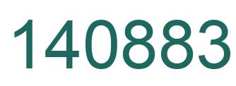 Number 140883 green image