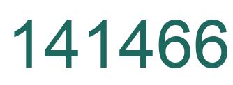 Number 141466 green image