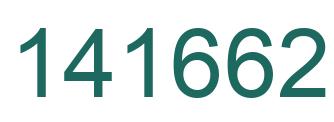 Number 141662 green image
