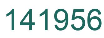 Number 141956 green image