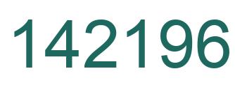 Number 142196 green image