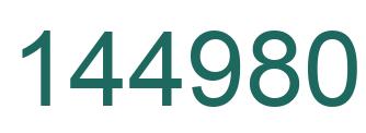 Number 144980 green image