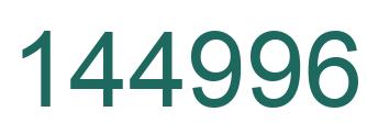 Number 144996 green image