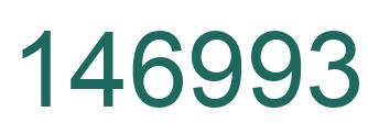 Number 146993 green image