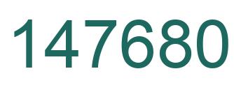 Número 147680 imagen verde