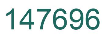 Número 147696 imagen verde