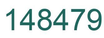 Number 148479 green image