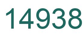 Number 14938 green image